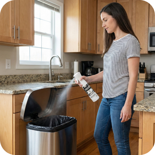 Neutralizing odor molecules